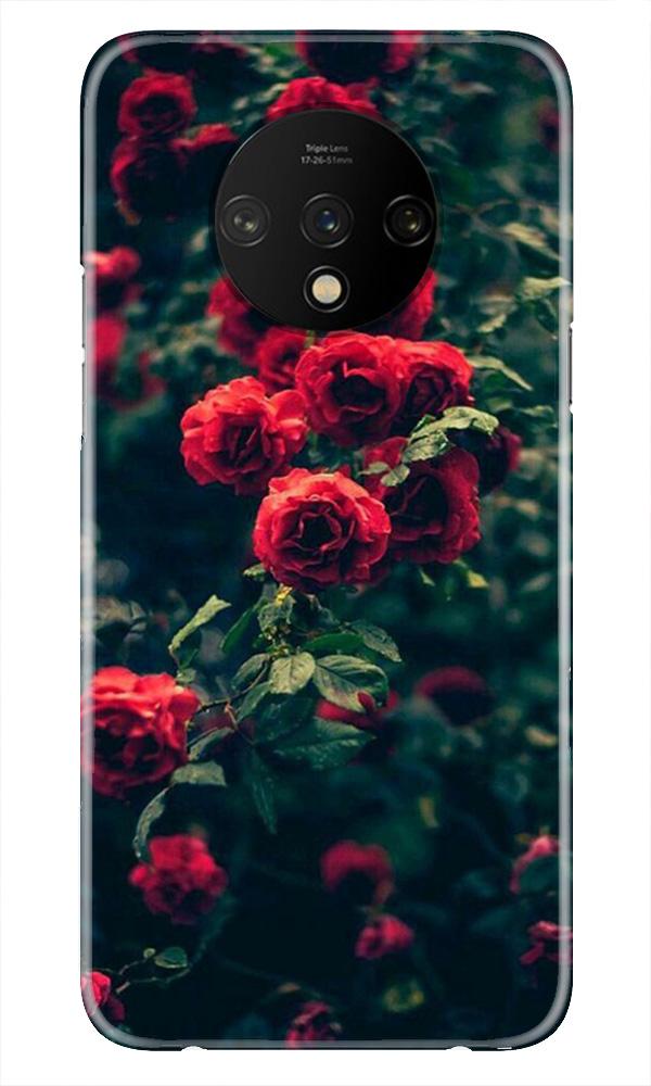 Red Rose Mobile Back Case for OnePlus 7T (Design - 66) Red Rose Case for OnePlus 7T