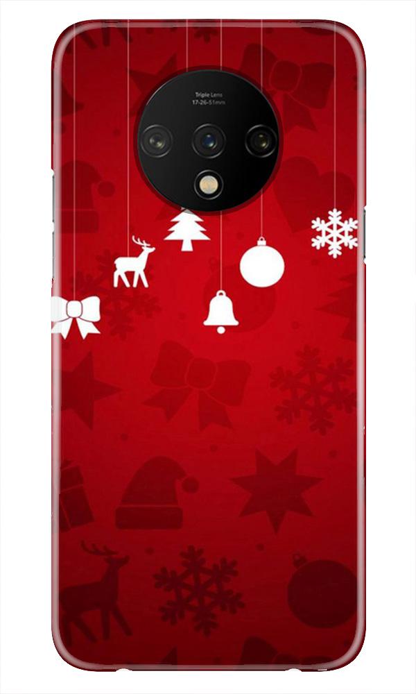 Christmas Mobile Back Case for OnePlus 7T (Design - 78) Christmas Case for OnePlus 7T