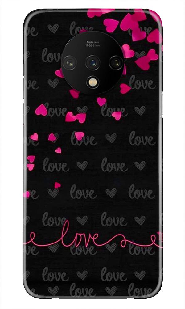 Love in Air Mobile Back Case for OnePlus 7T (Design - 89) Love in Air Case for OnePlus 7T