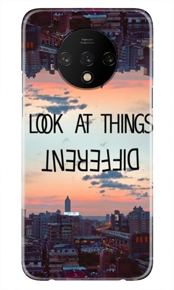 Look at things different Mobile Back Case for OnePlus 7T (Design - 99) Look at things different Case for OnePlus 7T