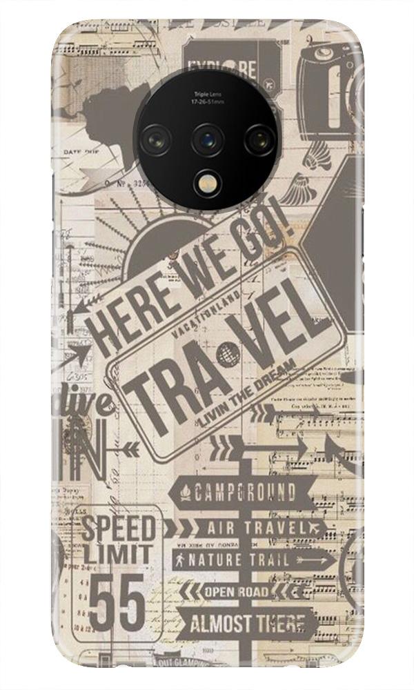 Travel Mobile Back Case for OnePlus 7T (Design - 104) Travel Case for OnePlus 7T (Design - 104)