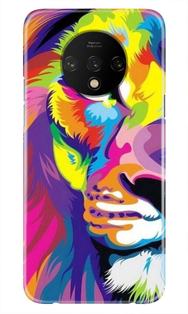 Colorful Lion Mobile Back Case for OnePlus 7T (Design - 110) Colorful Lion Case for OnePlus 7T (Design - 110)