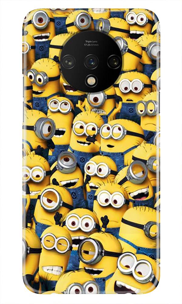 Minions Mobile Back Case for OnePlus 7T (Design - 126) Minions Case for OnePlus 7T (Design - 126)
