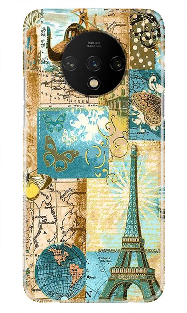 Travel Eiffel Tower Mobile Back Case for OnePlus 7T (Design - 206) Travel Eiffel Tower Case for OnePlus 7T (Design No. 206)