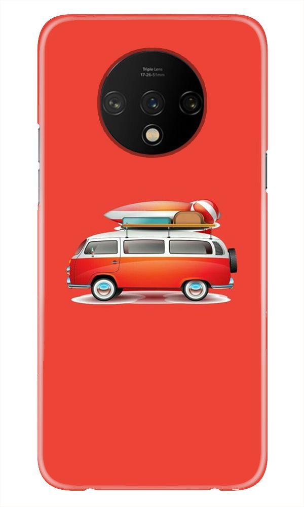 Travel Bus Mobile Back Case for OnePlus 7T (Design - 258) Travel Bus Case for OnePlus 7T (Design No. 258)