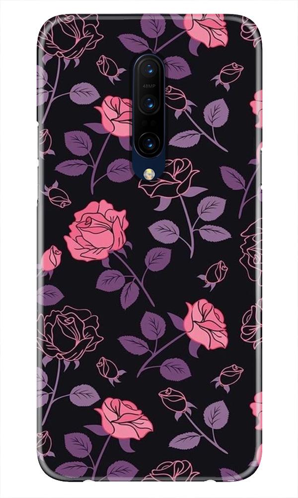 Rose Pattern Mobile Back Case for OnePlus 7T pro (Design - 2) Rose Pattern Case for OnePlus 7T pro