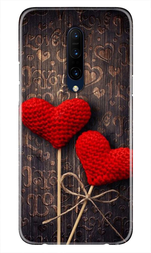 Red Hearts Mobile Back Case for OnePlus 7T pro (Design - 80) Red Hearts Case for OnePlus 7T pro
