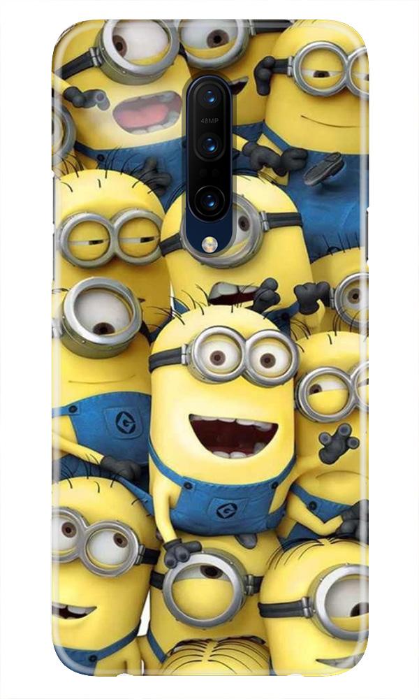 Minions Mobile Back Case for OnePlus 7T pro (Design - 127) Minions Case for OnePlus 7T pro (Design - 127)