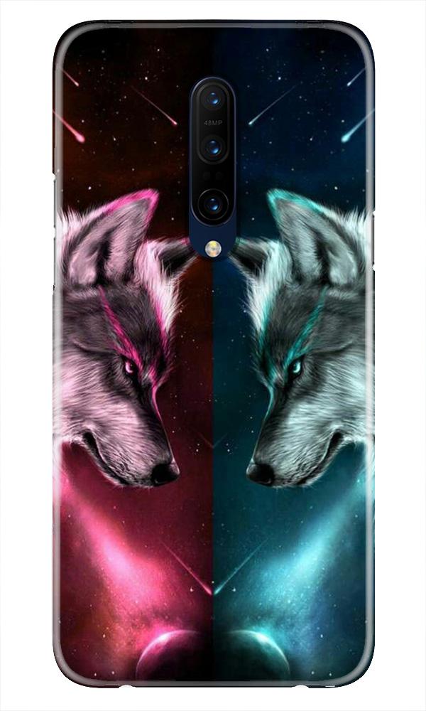 Wolf fight Mobile Back Case for OnePlus 7T pro (Design - 221) Wolf fight Case for OnePlus 7T pro (Design No. 221)