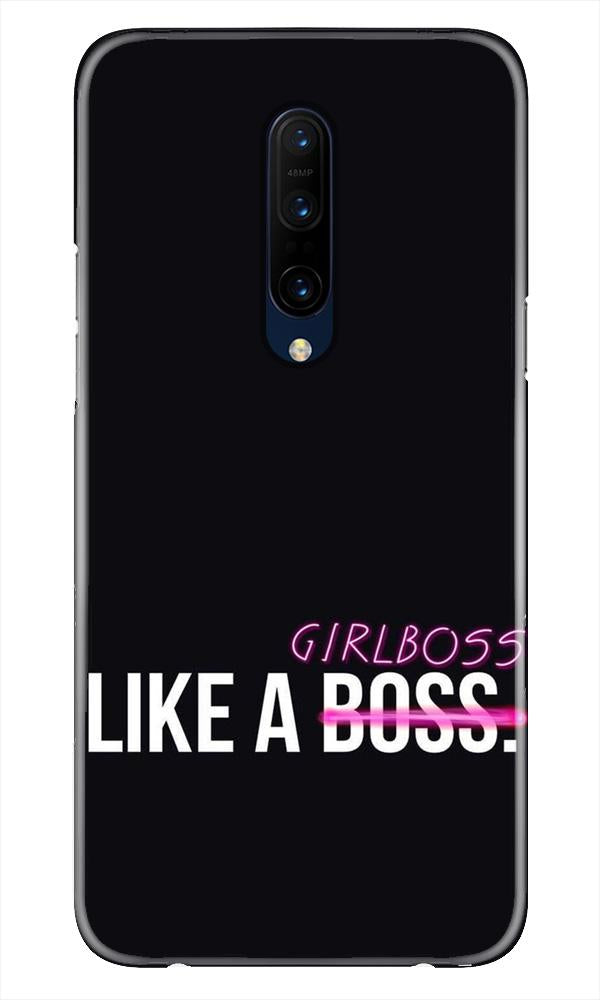 Like a Girl Boss Mobile Back Case for OnePlus 7T pro (Design - 265) Like a Girl Boss Case for OnePlus 7T pro (Design No. 265)