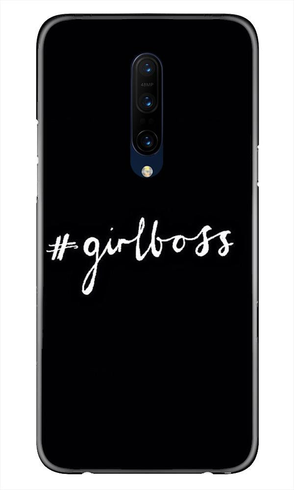 #GirlBoss Mobile Back Case for OnePlus 7T pro (Design - 266) #GirlBoss Case for OnePlus 7T pro (Design No. 266)