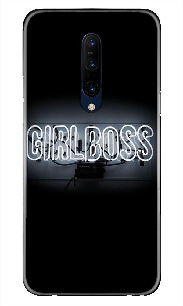 Girl Boss Black Mobile Back Case for OnePlus 7T pro (Design - 268) Girl Boss Black Case for OnePlus 7T pro (Design No. 268)