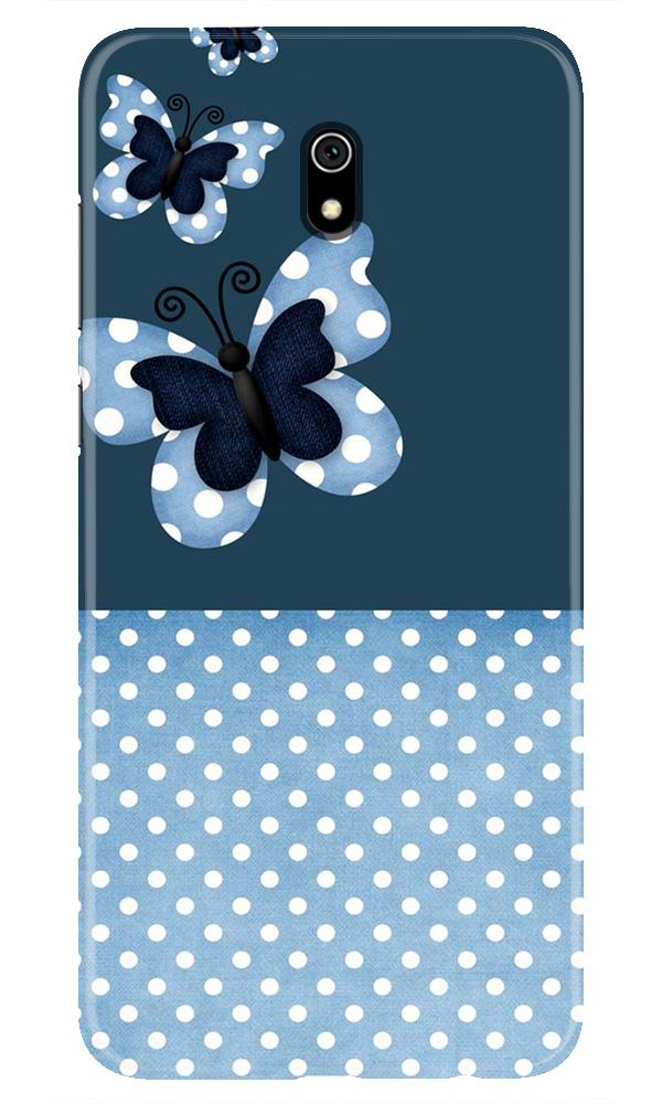 White dots Butterfly Mobile Back Case for Xiaomi Redmi 8A (Design - 31) White dots Butterfly Case for Xiaomi Redmi 8A