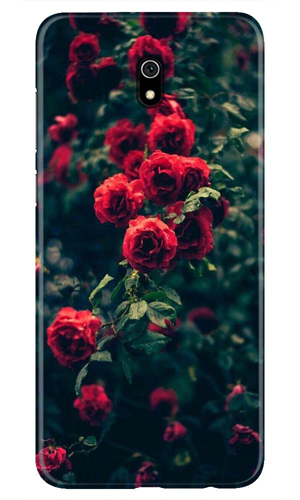 Red Rose Mobile Back Case for Xiaomi Redmi 8A (Design - 66) Red Rose Case for Xiaomi Redmi 8A