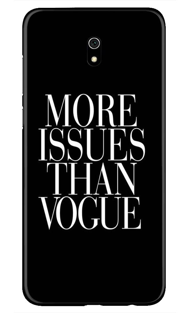 More Issues than Vague Mobile Back Case for Xiaomi Redmi 8A (Design - 74) More Issues than Vague Case for Xiaomi Redmi 8A
