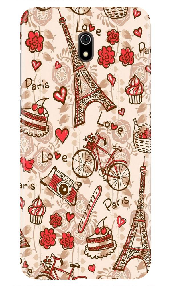 Love Paris Mobile Back Case for Xiaomi Redmi 8A (Design - 103) Love Paris Case for Xiaomi Redmi 8A (Design - 103)
