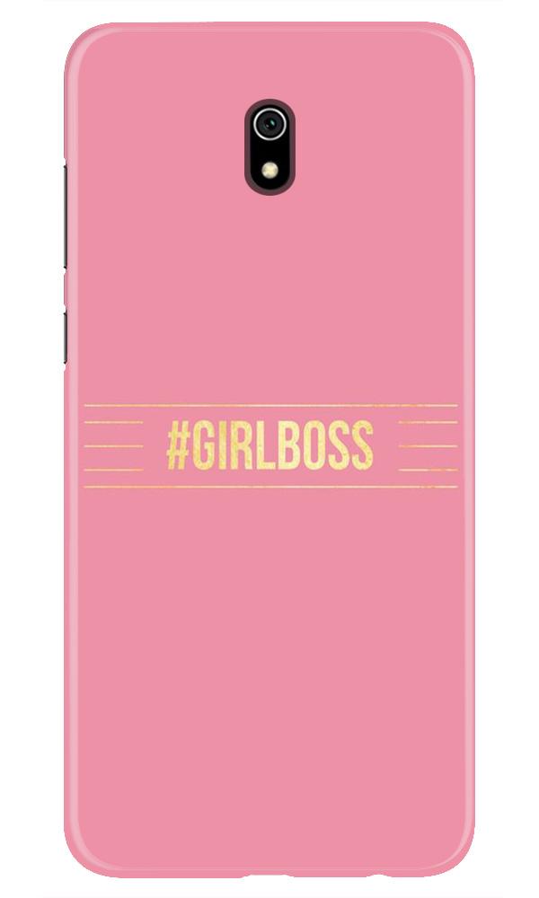 Girl Boss Pink Mobile Back Case for Xiaomi Redmi 8A (Design - 263) Girl Boss Pink Case for Xiaomi Redmi 8A (Design No. 263)