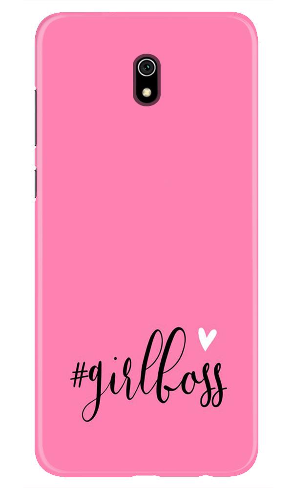 Girl Boss Pink Mobile Back Case for Xiaomi Redmi 8A (Design - 269) Girl Boss Pink Case for Xiaomi Redmi 8A (Design No. 269)