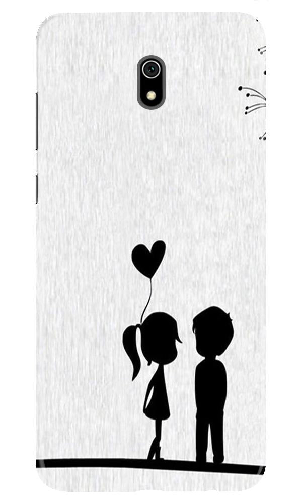 Cute Kid Couple Mobile Back Case for Xiaomi Redmi 8A (Design - 283) Cute Kid Couple Case for Xiaomi Redmi 8A (Design No. 283)