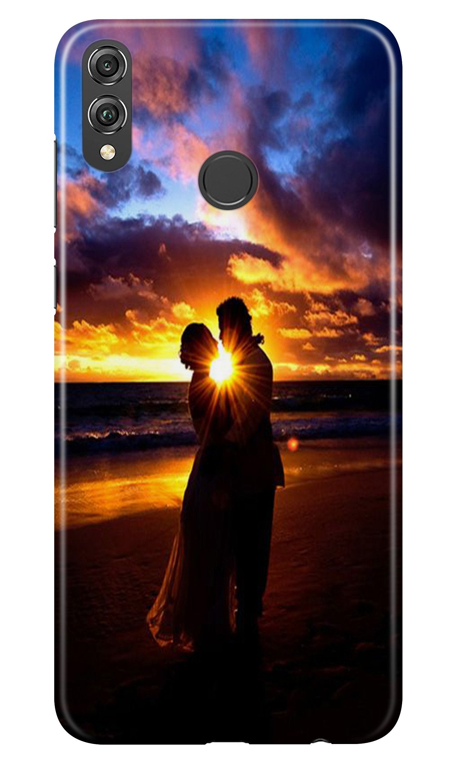 Couple Sea shore Case for Honor 8X Couple Sea shore Case for Honor 8X
