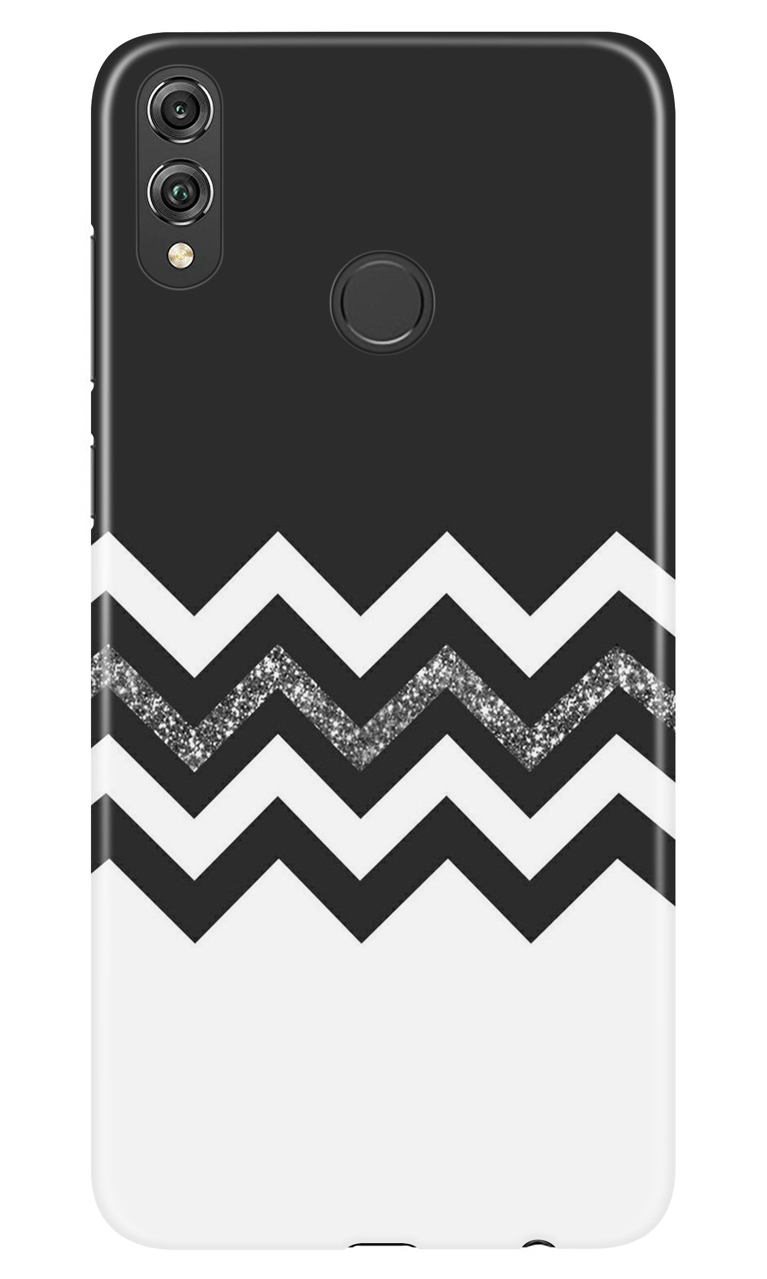Black white Pattern Case for Honor 8X Black white Pattern Case for Honor 8X