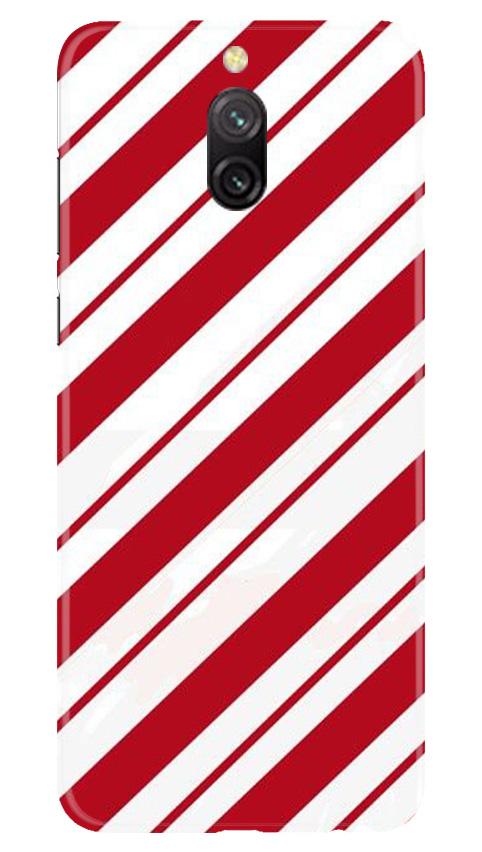 Red White Mobile Back Case for Redmi 8a Dual (Design - 44) Red White Case for Redmi 8a Dual