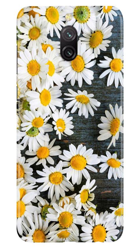 White flowers2 Mobile Back Case for Redmi 8a Dual (Design - 62) White flowers2 Case for Redmi 8a Dual