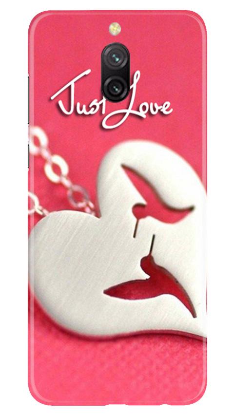 Just love Mobile Back Case for Redmi 8a Dual (Design - 88) Just love Case for Redmi 8a Dual