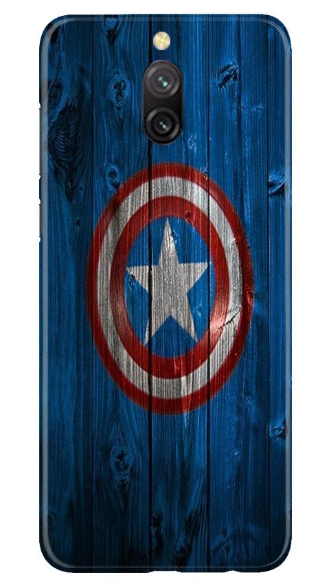 Captain America Superhero Mobile Back Case for Redmi 8a Dual (Design - 118) Captain America Superhero Case for Redmi 8a Dual (Design - 118)