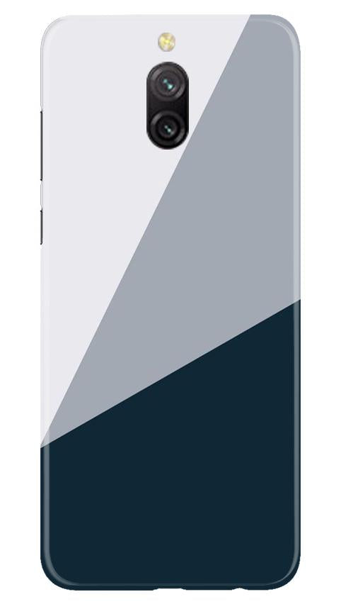 Blue Shade Mobile Back Case for Redmi 8a Dual (Design 182)