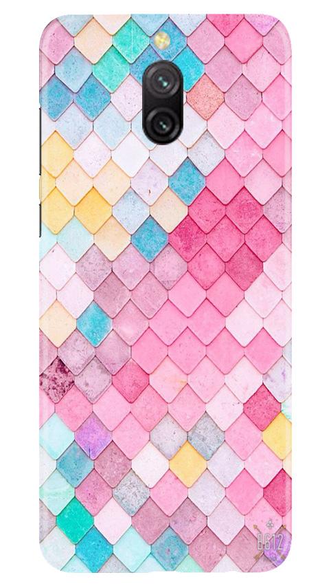 Pink Pattern Mobile Back Case for Redmi 8a Dual (Design - 215) Pink Pattern Case for Redmi 8a Dual (Design No. 215)