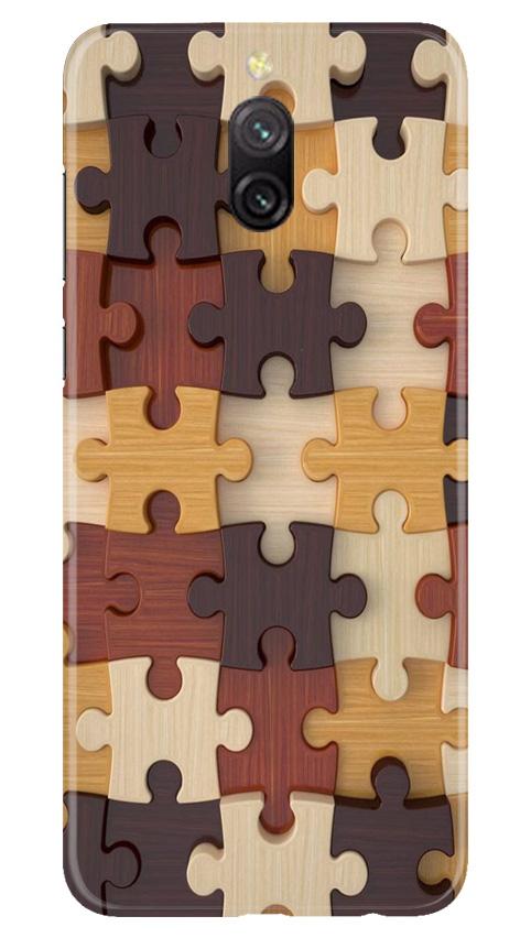 Puzzle Pattern Mobile Back Case for Redmi 8a Dual (Design - 217) Puzzle Pattern Case for Redmi 8a Dual (Design No. 217)