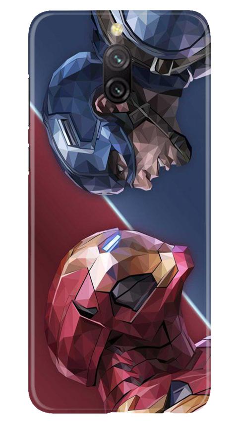 Ironman Captain America Mobile Back Case for Redmi 8a Dual (Design - 245) Ironman Captain America Case for Redmi 8a Dual (Design No. 245)