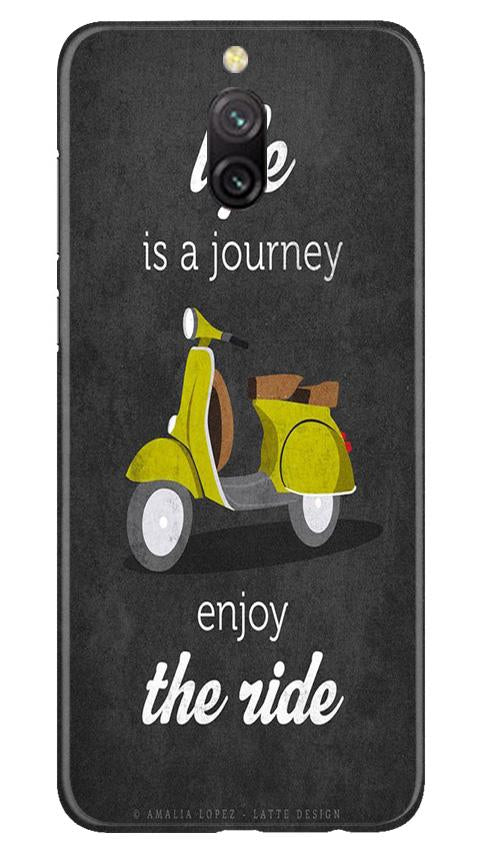 Life is a Journey Mobile Back Case for Redmi 8a Dual (Design - 261) Life is a Journey Case for Redmi 8a Dual (Design No. 261)