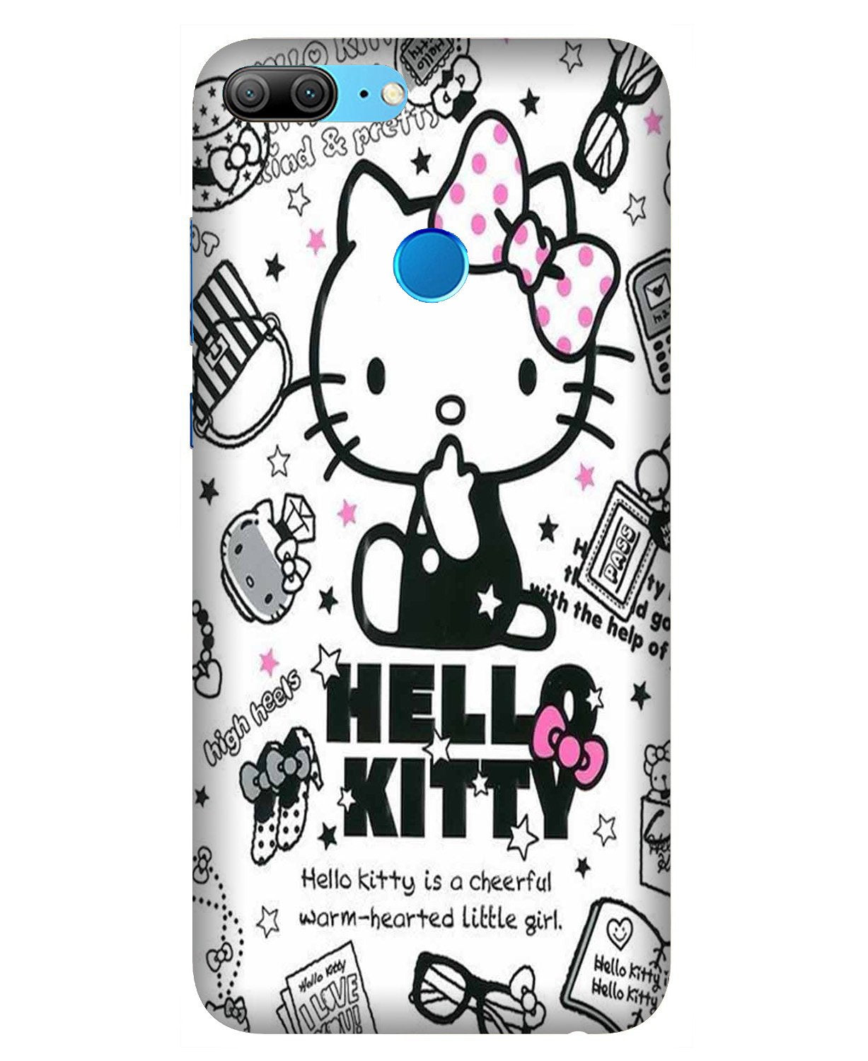 Hello Kitty Mobile Back Case for Honor 9 Lite (Design - 361) Hello Kitty Mobile Back Case for Honor 9 Lite (Design - 361)