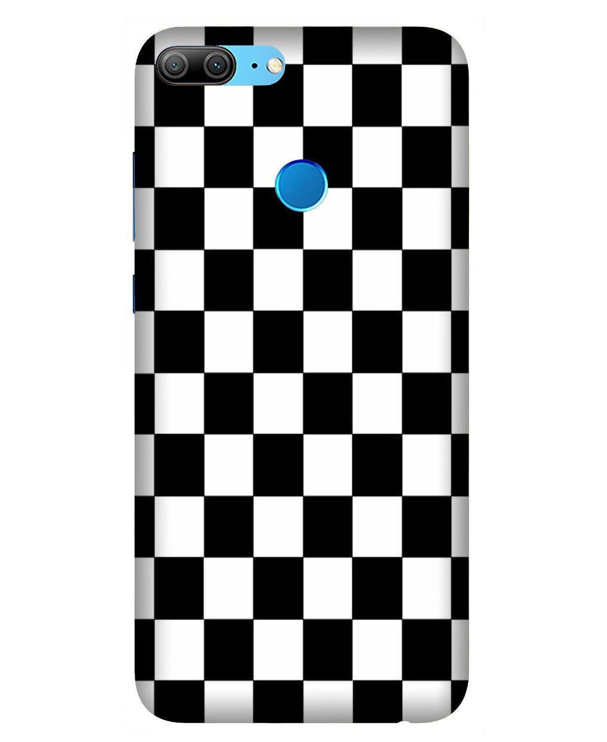 Black White Boxes Mobile Back Case for Honor 9 Lite (Design - 372) Black White Boxes Mobile Back Case for Honor 9 Lite (Design - 372)