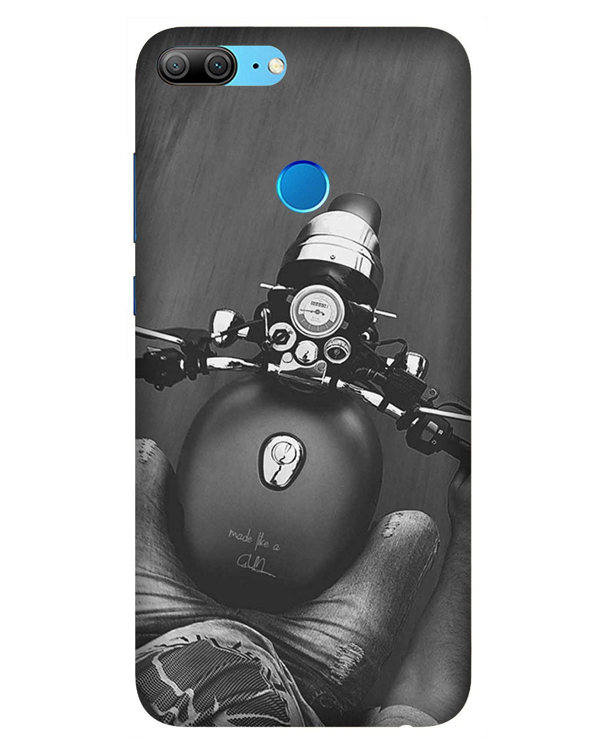 Royal Enfield Mobile Back Case for Honor 9 Lite (Design - 382) Royal Enfield Mobile Back Case for Honor 9 Lite (Design - 382)