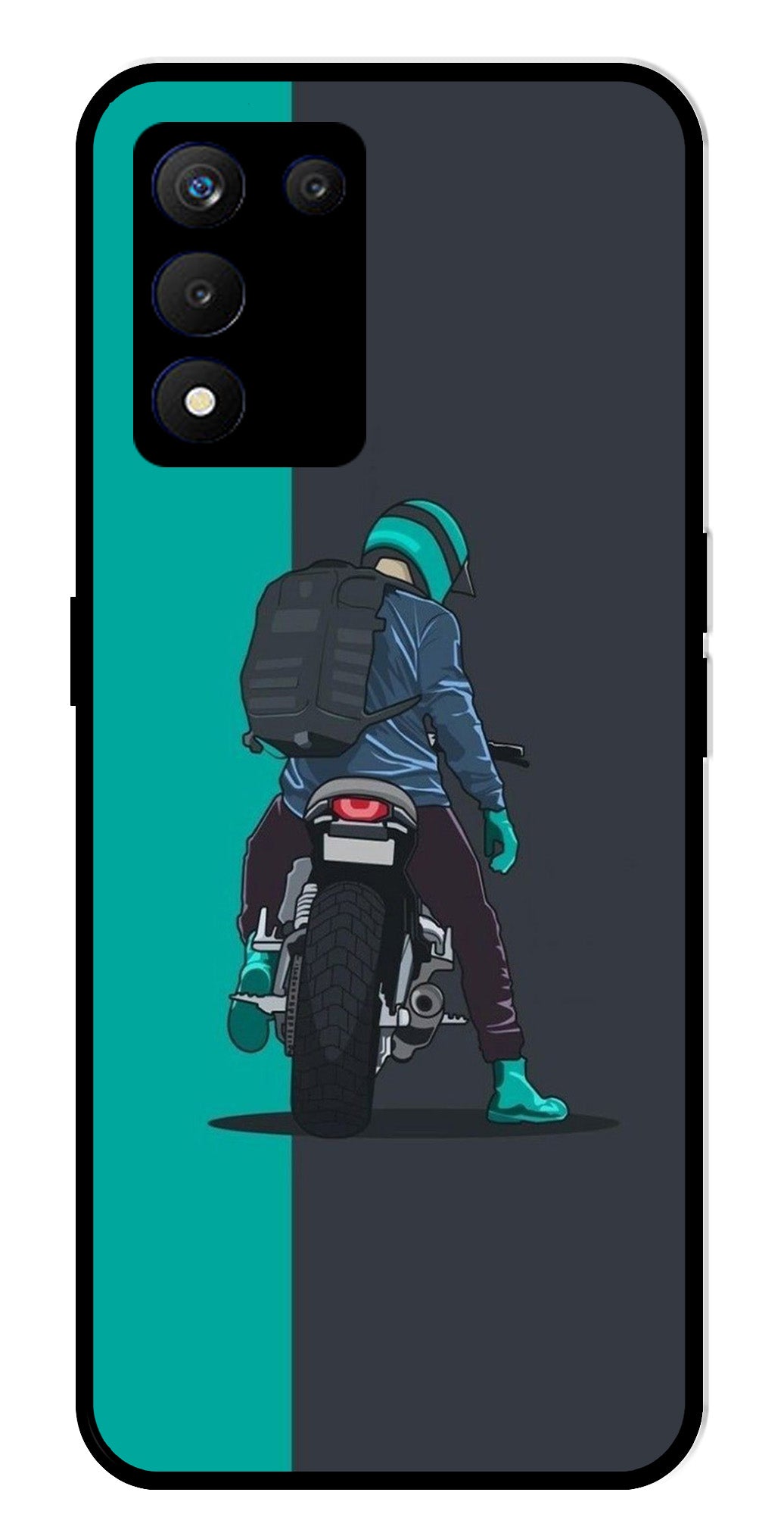 Bike Lover Metal Mobile Case for Realme 9 SE 5G Bike Lover Metal Mobile Case for Realme 9 SE 5G (Design No -05)