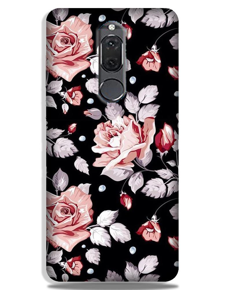 Pink rose Case for Honor 9i Pink rose Case for Honor 9i