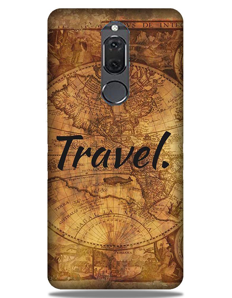 Travel Mobile Back Case for Honor 9i (Design - 375) Travel Mobile Back Case for Honor 9i (Design - 375)