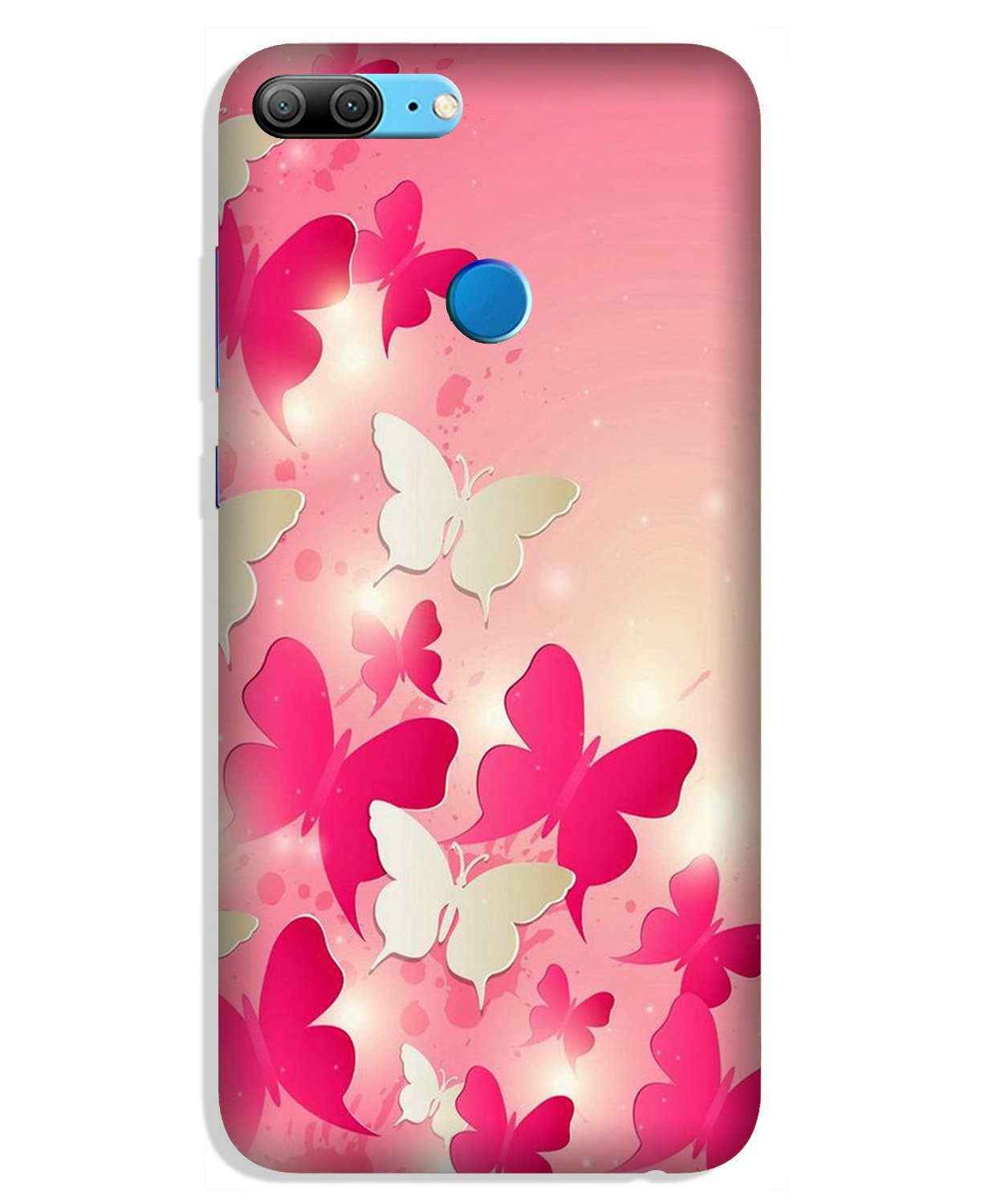 White Pick Butterflies Case for Honor 9 Lite White Pick Butterflies Case for Honor 9 Lite