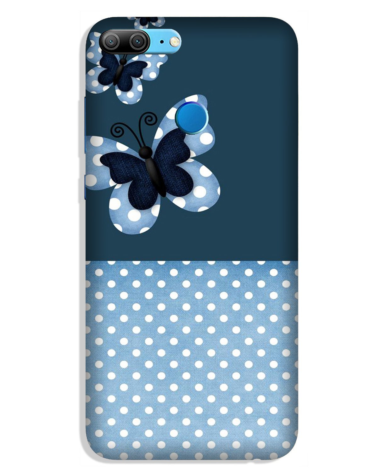 White dots Butterfly Case for Honor 9 Lite White dots Butterfly Case for Honor 9 Lite