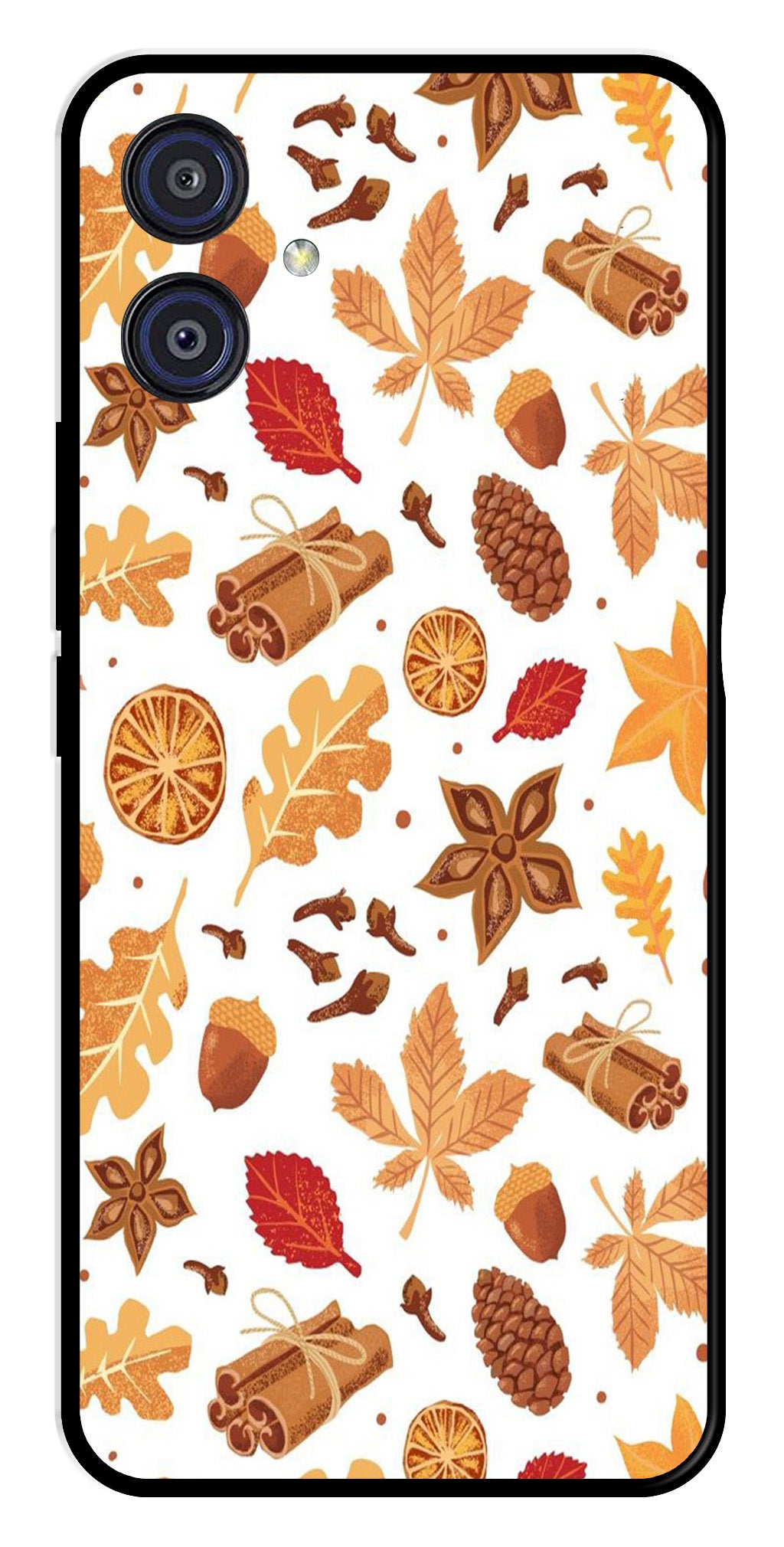 Autumn Leaf Metal Mobile Case for Samsung Galaxy A04E Autumn Leaf Metal Mobile Case for Samsung Galaxy A04E (Design No -19)