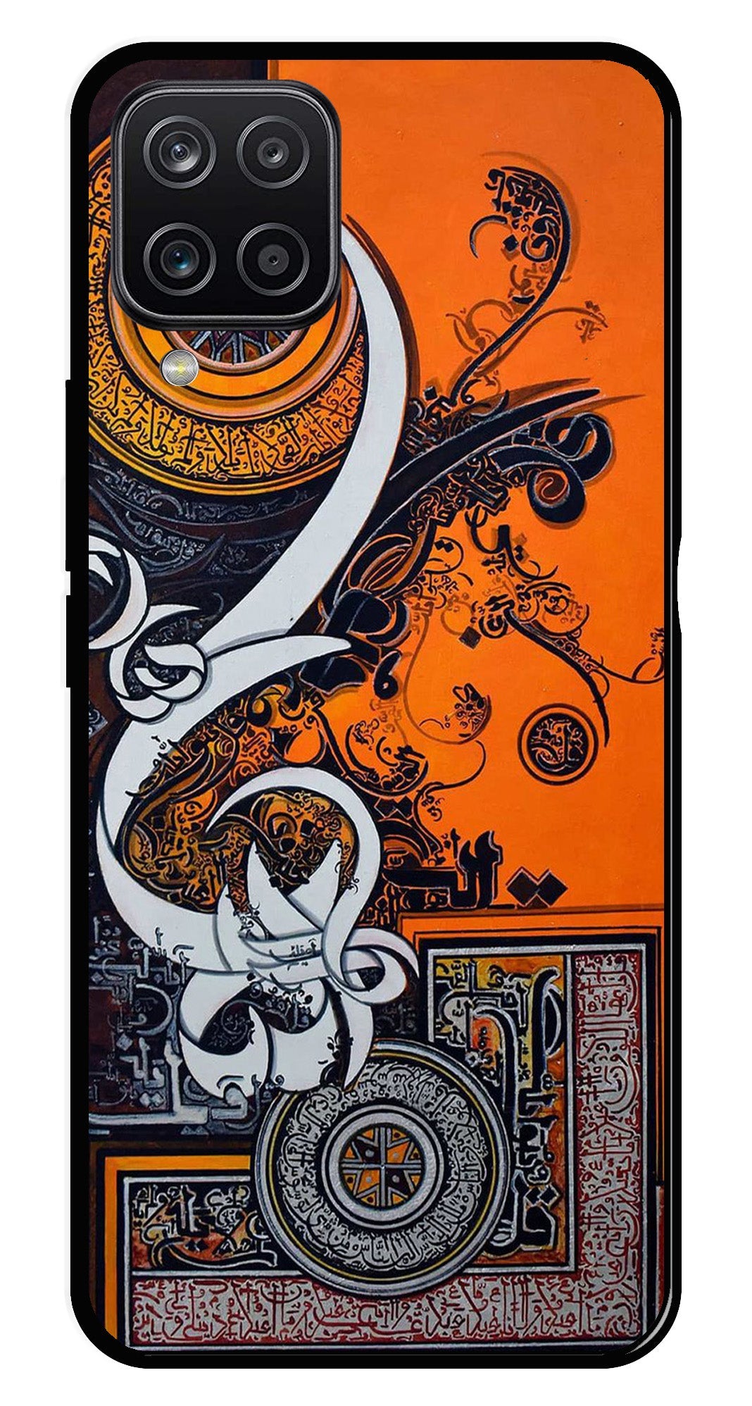 Qalander Art Metal Mobile Case for Samsung Galaxy A12 Qalander Art Metal Mobile Case for Samsung Galaxy A12 (Design No -16)
