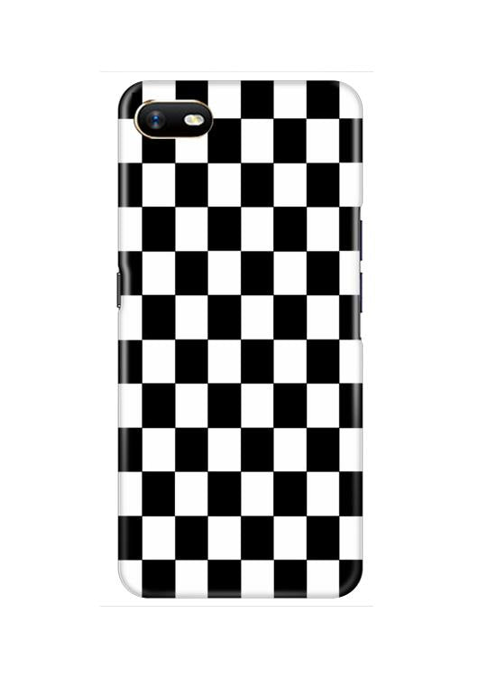 Black White Boxes Mobile Back Case for Oppo A1K (Design - 372) Black White Boxes Mobile Back Case for Oppo A1K (Design - 372)