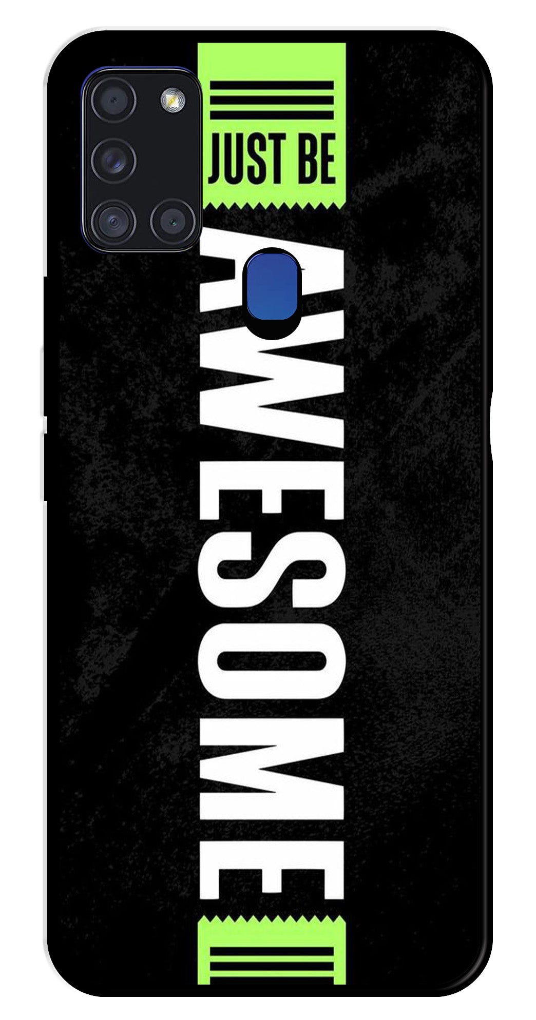Awesome Metal Mobile Case for Samsung Galaxy A21s Awesome Metal Mobile Case for Samsung Galaxy A21s (Design No -33)
