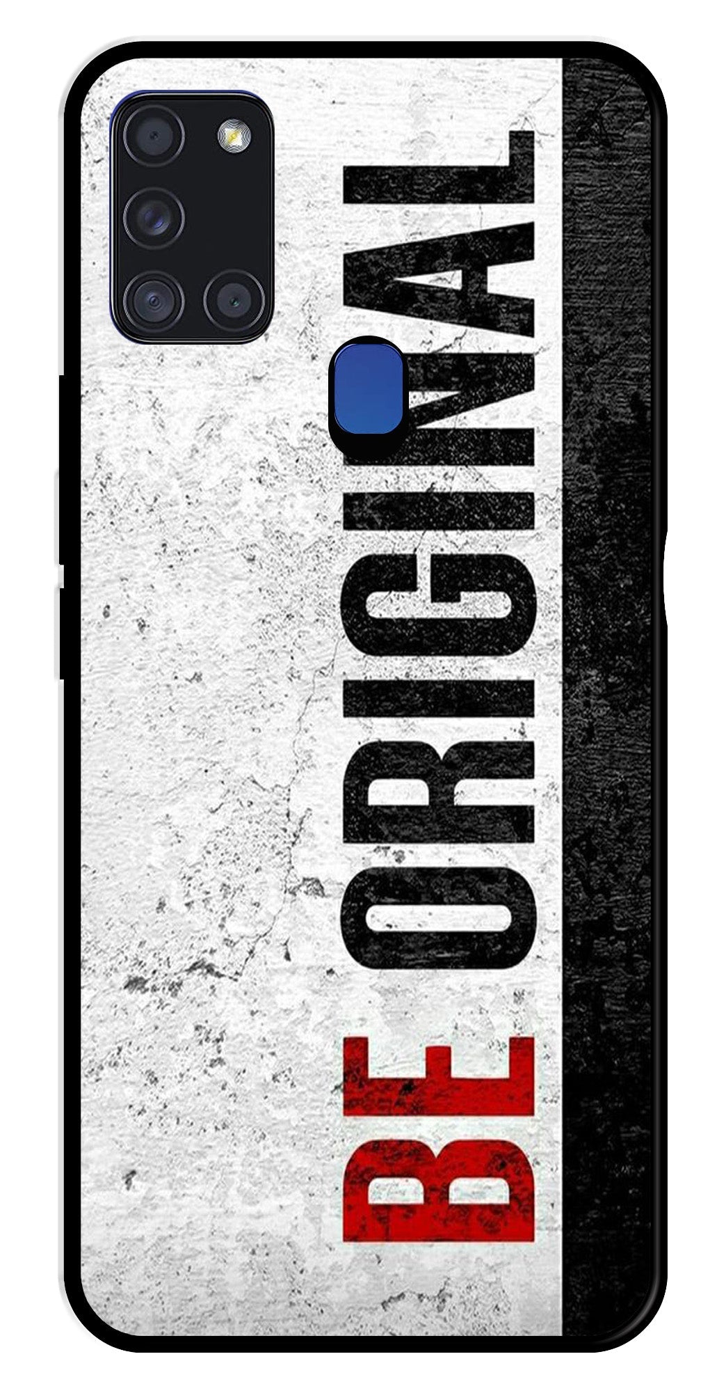 Be Original Metal Mobile Case for Samsung Galaxy A21s Be Original Metal Mobile Case for Samsung Galaxy A21s (Design No -38)