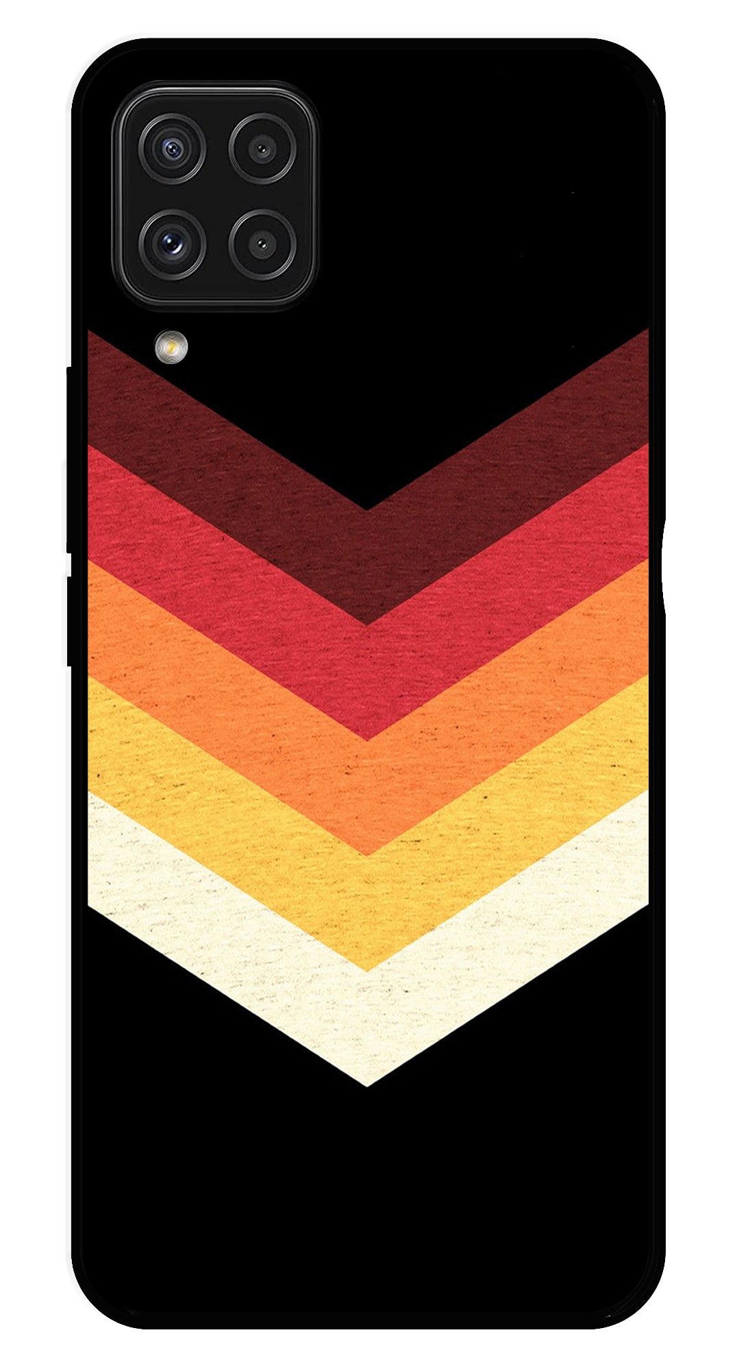 MultiColor Arrow Metal Mobile Case for Samsung Galaxy A22 4G MultiColor Arrow Metal Mobile Case for Samsung Galaxy A22 4G (Design No -04)