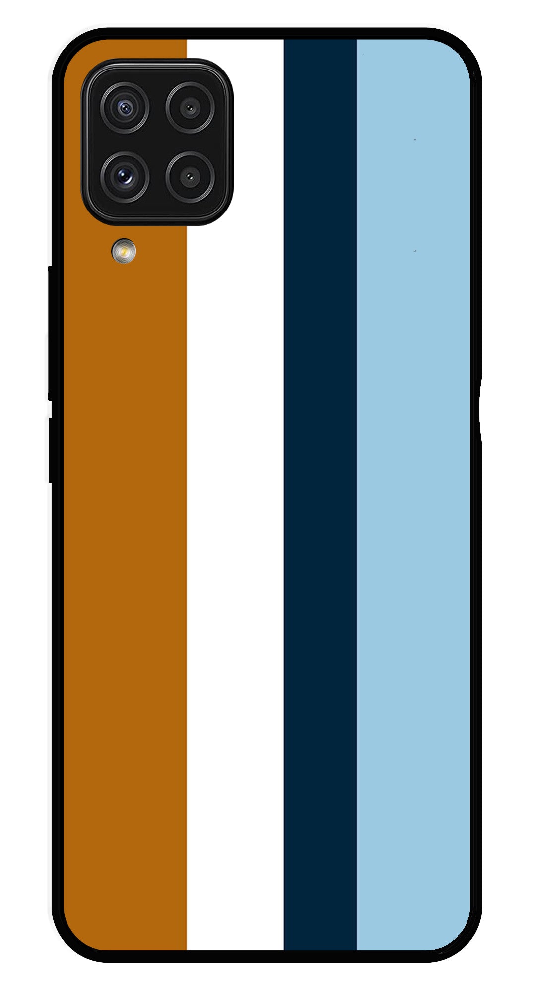 MultiColor Pattern Metal Mobile Case for Samsung Galaxy A22 4G MultiColor Pattern Metal Mobile Case for Samsung Galaxy A22 4G (Design No -17)