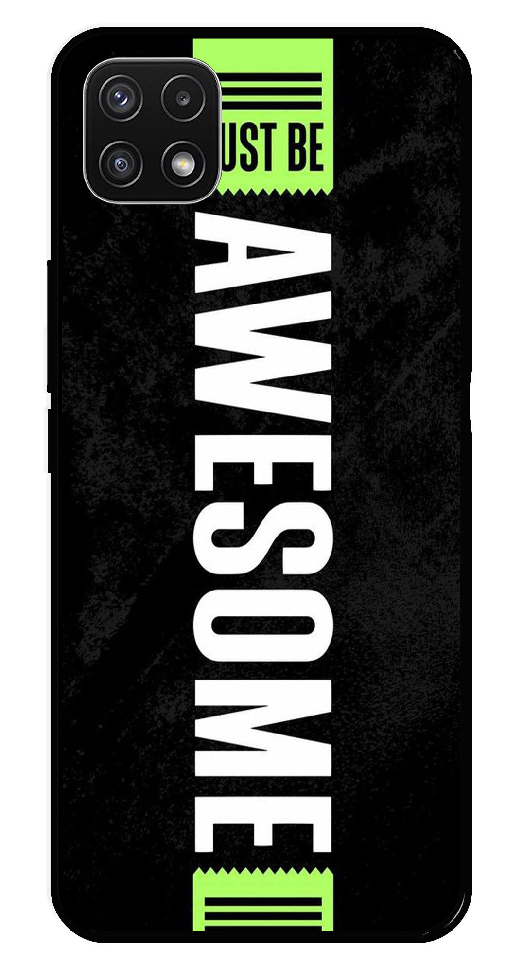 Awesome Metal Mobile Case for Samsung Galaxy A22 5G Awesome Metal Mobile Case for Samsung Galaxy A22 5G (Design No -33)